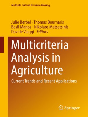 cover image of Multicriteria Analysis in Agriculture